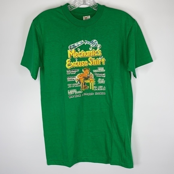 Stedman Other - Vintage Sport-T by Stedman Mechanics Excuse Shirt Size Medium 1982